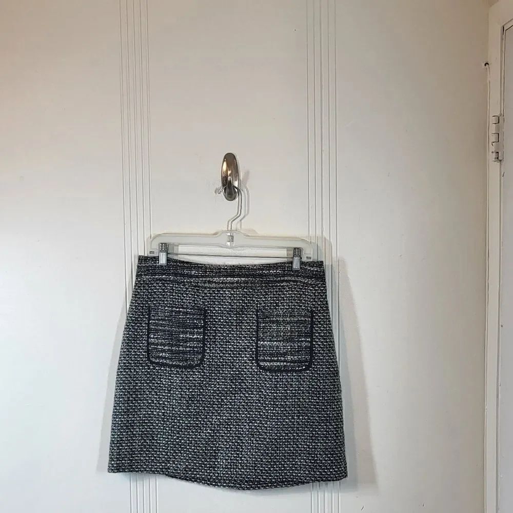 Ann Taylor Loft Black & White Skirt